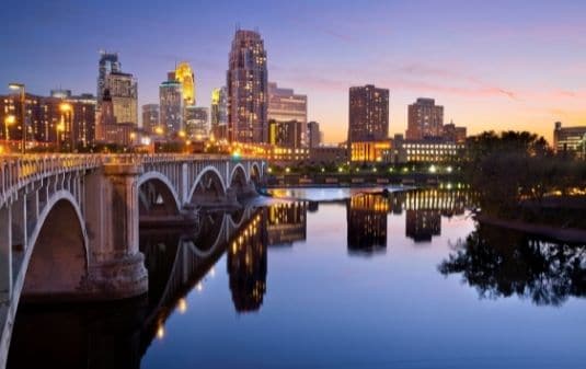 Minnesota Staffing and Recruitment: view of the city
